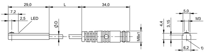 磁敏氣缸傳感器 BMF 307K-R-AS-L-3-S49-00,2