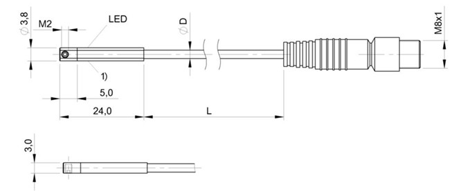 磁敏氣缸傳感器 BMF 243K-NO-C-2A-SA2-S49-00,3