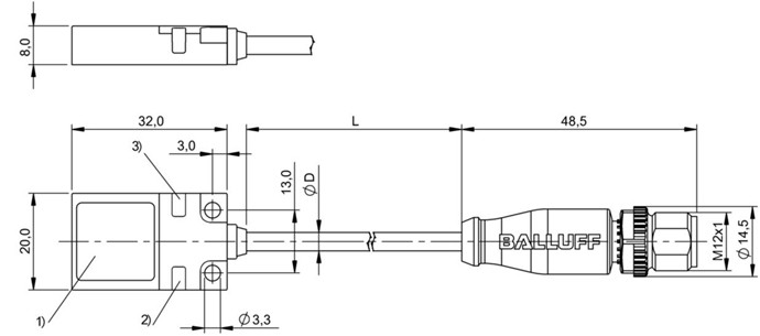 感應式傳感器 BES R01ZC-PSC70B-BZ00，2-GS04-108