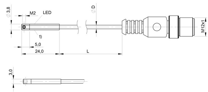 磁敏氣缸傳感器 BMF 243K-PS-C-2A-SA2-S4-00,3