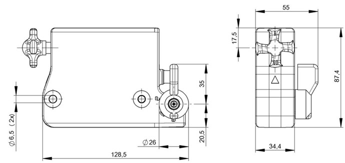 編碼式安全傳感器 BID Z01K-4R3M3R-O02KZ0-S115