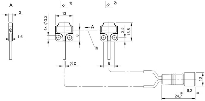 光學傳感器頭 BOH TK-R018-002-02-S49F