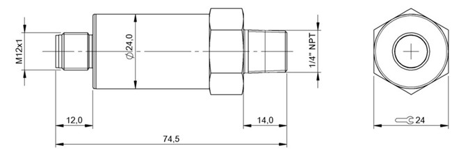 壓力傳感器 BSP V002-FV004-A04A1A-S4