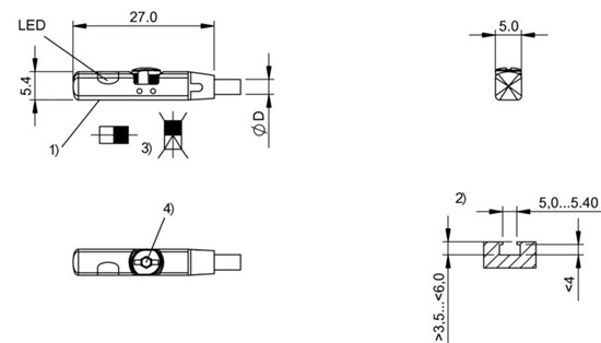 磁敏氣缸傳感器 BMF 405KF-PS-C-2A-EY-05