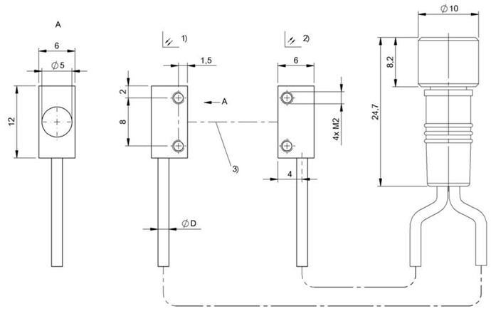 光學傳感器頭 BOH TI-Q06-002-01-S49F