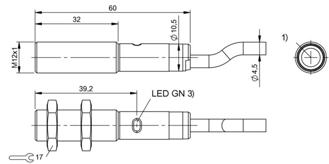 單向光柵 BOS 12M-X-RS10-02