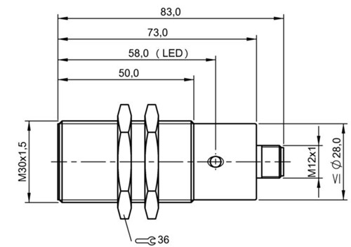 感應式傳感器 BES 515-114-S4-C