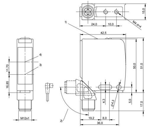 光敏傳感器 BOS 21M-PA-LH23-S4