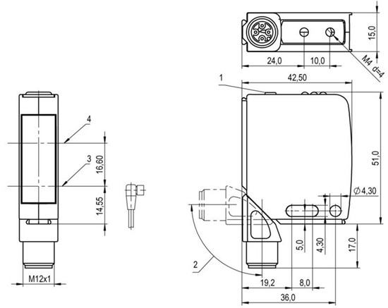 光敏傳感器 BOS 21M-UUI-LH31-S4