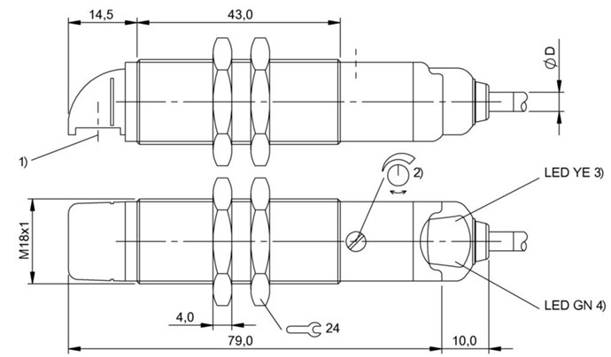 反射光柵 BOS 18MR-NA-LR10-02